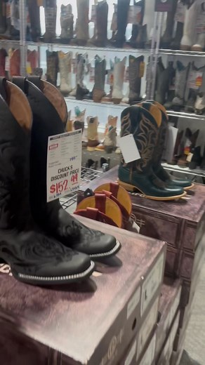 Come check us out: Monday - Friday: 9-7pm Saturday: 10-6pm Sunday: 12-5pm | Chuck's Boots and Leathers