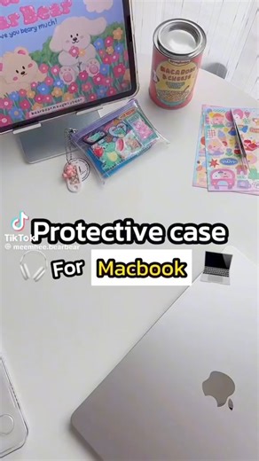 Macbook case sticker decoration DIY idea 🩷 clear case with sticker decoration🌺 so pretty🤩 macbook clear case instock ✅ sticker packs sticker box instock ✅ | 𝗩𝗜𝗘𝗡𝗡𝗔 𝗦𝗧𝗨𝗗𝗜𝗢