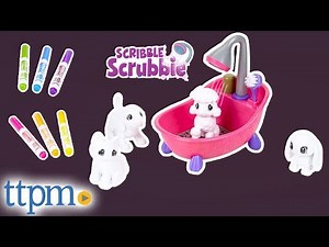 Scribble Scrubbie Pets! Scrub Tub Playset from Crayola
