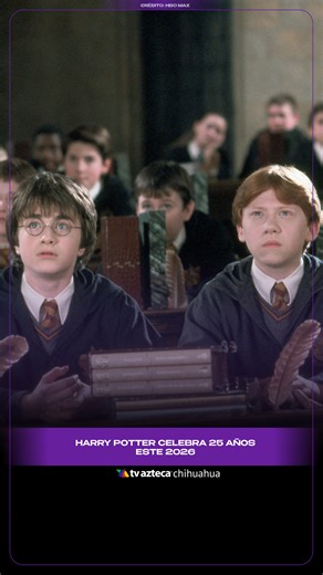 ✨ Se cumplen 25 años desde que la magia de Harry Potter llegó por primera vez a los cines, y el mundo entero se prepara para una celebración sin precedentes. . #HarryPotter #Magia #Cine #Aniversario | TV Azteca Chihuahua