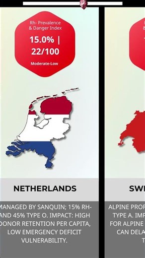The Global Blood Type Divide #Comparison #Timeline #BloodType