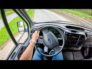 2006 Ford Transit V [2.0 TD 80 HP] |0-100| POV Test Drive #1688 Joe Black