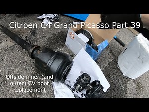 Citroen C4 Grand Picasso Part 39 - Offside inner (and outer) CV boot replacement