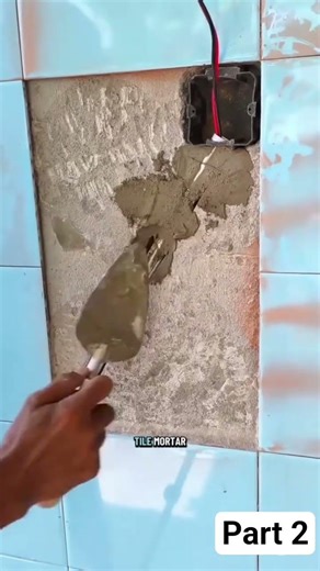 Why don't we use this technique to install an outlet on tile? #handyman #construction #DIY #crafts