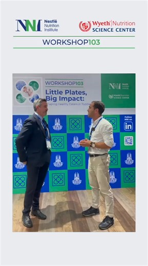 🗣️ More eye-opening insights from NNI WNSC Workshop 103 In a quick chat with Prof. Manuel Ferreira-Magalhães, Prof. Ciaran Forde highlighted a few of his main findings from his session, “Learning to eat: Exploring food texture, taste, and eating behavior.” Key highlights: ➡️ Eating is a learned process for children. ➡️ While anatomy develops as you grow older, experiences with textures are essential for learning to bite, chew, and swallow food. ➡️ Broad exposure to textures helps children grasp