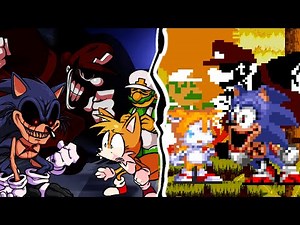 FNF | Port Loader - Top loader v7 but Lord X, MX, Alan & Lucas | Mods/Hard/Gameplay |