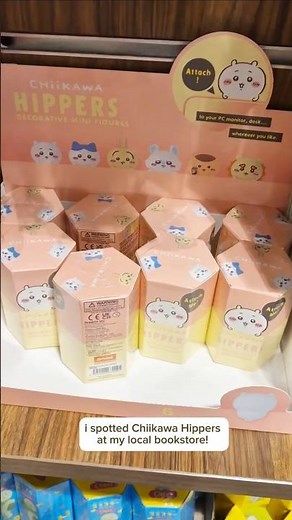 #shorts I SPOTTED CHIIKAWA HIPPERS AT MY LOCAL BOOKSTORE?! #Chiikawa #Hippers #blindbox #sonnyangels