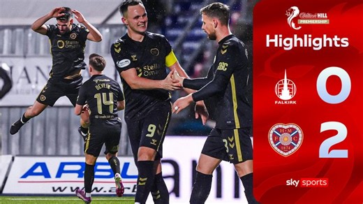 Falkirk 0-2 Hearts | SPFL highlights
