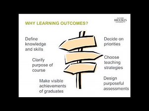 Writing Learning Outcomes
