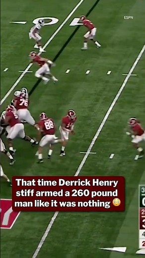 Derrick Henry was unbelievable at Bama 🤯 #cfb #collegefootball #alabama