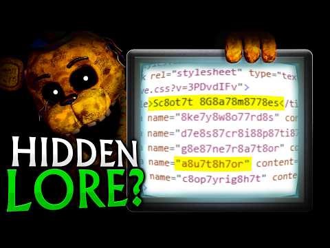 The Code That BREAKS The Entire FNAF Lore