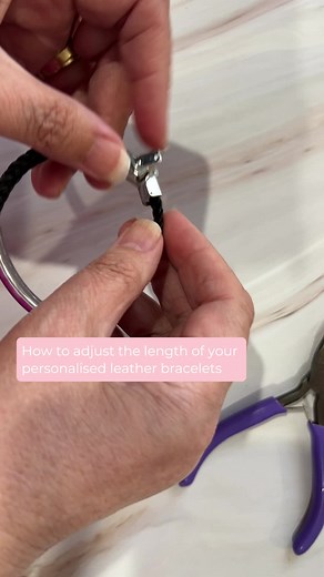 How to Adjust the Length of Personalized Leather Bracelets