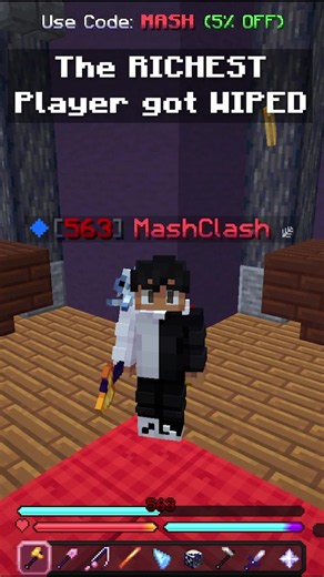 gg fuggin ez #hypixelskyblock #mashclash #minecraft | minecraft