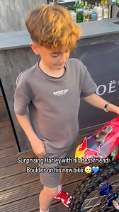 94K views · 4.5K reactions | Harley was so pleased with his new bike and graphics, Boulder taking centre place on the front 凉 these were definitely happy tears! He’ll now be with Harley on every ride 諾 | Bluestaffyboulder | Facebook