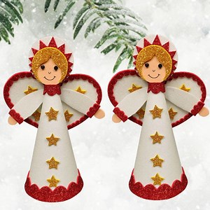 1.7M views · 21K reactions | Christmas Decorations Angel - Christmas Ornaments | My Arts & Crafts | Facebook