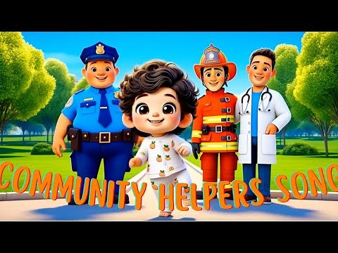 Community Helpers Song | Fun Learning Song for Kids About People Who Help