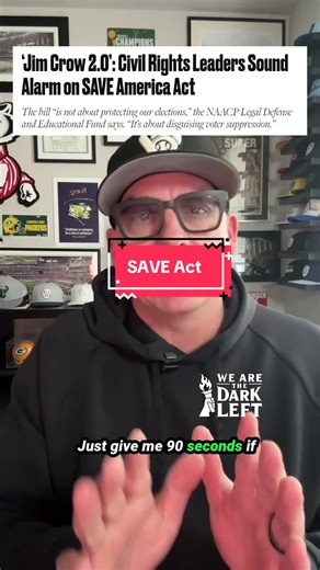 The SAVE act = voter suppression | what is the safe act