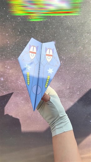Model 1: SUZANNE Glider ✈️ Easy Paper Airplane That Flies Super Far (Step by Step) – Included in Our PaperWings Kit #paperairplane #paperplane #howtofold #kidsactivities #papercraft