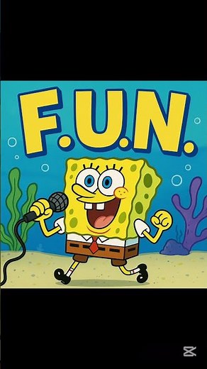 SpongeBob Rap: F.U.N. 🌊💛 #SpongeBobRap #FUN #CartoonRap #GreatGuyBoom #Shorts