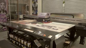 Impress your audience with the use of Mimaki JFX200-2513, this true flatbed uv printer has a maximum size of 4x8' with the addition of white and clear ink that enhances your graphics like no other! Visit our website now: https://www.bigpixgraphics.com/I_JFX200.html | Big Pix Graphic Systems, Inc.