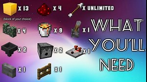 Minecraft Pocket Edition - Flaming Arrow Machine gun Tutorial -