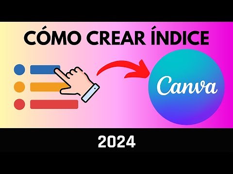 CANVA: HOW TO CREATE AN INDEX (2024)