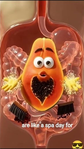 The Ultimate Gut Healer! 🥭✨ Inside the Body with Papaya | 3D AI Animation