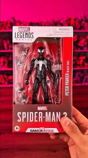 Let’s unbox Marvel Legends Spider-Man 2 Peter Parker Black Suit Action Figure #marvellegends