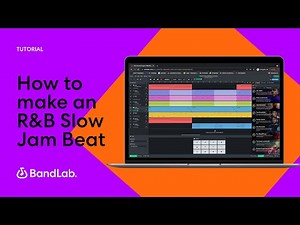 How to make an R&B Slow Jam beat using BandLab's free web Mix Editor (BandLab Tutorial)