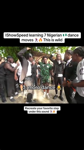 IShowSpeed learning Nigerian🇳🇬legwork 🕺🔥music: Abuja girls by luxybenz #ishowspeed #nigeria