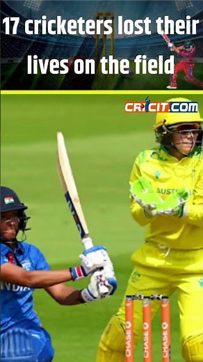 Tragic Moments: 17 Cricketers Who Lost Their Lives on the Field, Including an Indian. #ytshorts