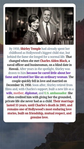 Shirley Temple’s 55-Year Love Story Will Warm Your Heart