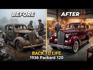 1936 Packard 120 Full Restoration ASMR | From Rust to Royalty
