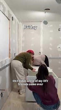 One week of an IKEA kitchen renovation!