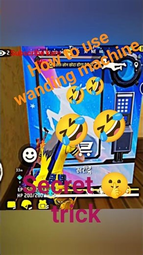 how to use vending machine in free fire🤣 #freefire short video