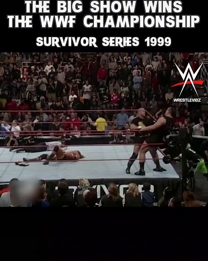 The Big Show wins the WWF Championship - Survivor Series 1999 #wrestling #nwo #wwe #wrestler #foryou #oldschool #wrestlemania