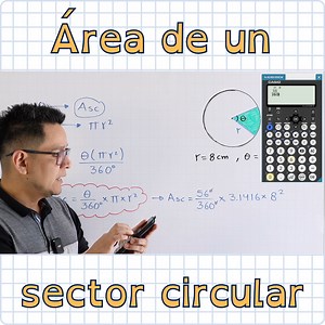 Checa este video y aprende a determinar el área de un sector circular. | Profe Jesús Grajeda Rosas