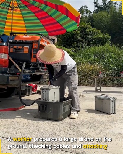 Heavy Load Drone Lifting In Action. #DroneWork #HeavyLift | Jogi Jokes