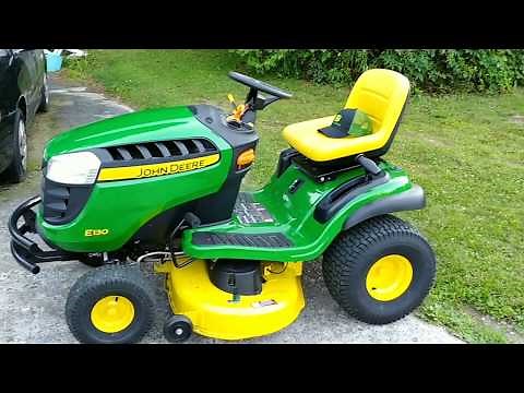 2018 John Deere E130 Lawn Tractor Review