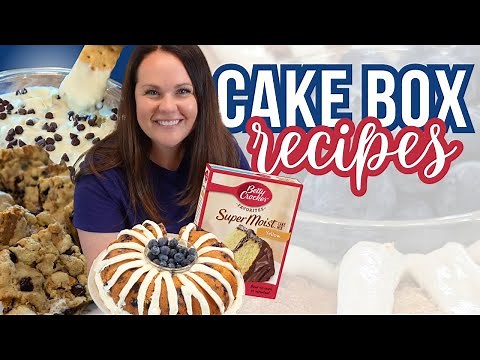 BOX CAKE MIX Recipes YOU NEED to make | EASY DESSERTS anyone can make!