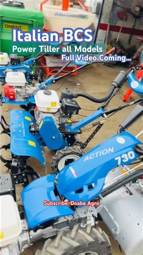 Italian BCS Power Tiller all models full videos coming soon …