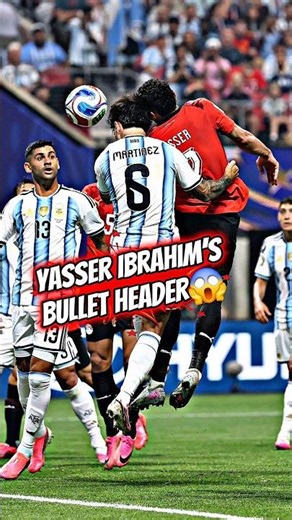 The Header That Shocked Messi & Argentina! 🤯 | Yasser Ibrahim goal vs argentina | fifa world cup