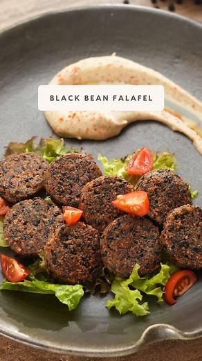 Middle Eastern delight made with a twist of black beans #SanjeevKapoor #SanjeevKapoorKhazana #BlackBeanFalafel #Falafel #Blackbean #Vegetarianrecipes #Fritters #Homecooking #Crispy #Patties #Vegan | Sanjeev Kapoor