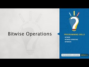 Bitwise operations