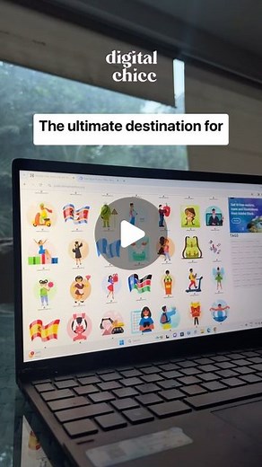 Digital Chicc - Social Media Manager & Designer | A website where you can find a wide range of free vector graphics. 🎨🖼️ It’s a great resource for designers and anyone looking for... | Instagram