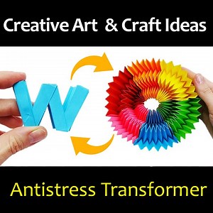 61K views · 365 reactions | How to Make Paper Toys Step by Step. Antistress Transformer | Diy Paper Toys. Watch More: www.youtube.com/easypapercrafts | Creative Art & Craft Ideas | Facebook