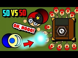 NEW GAMEMODE TROLLING!! Surviv.io Rushing The Enemy Crate! (50 vs 50 Update Gameplay & Highlights)