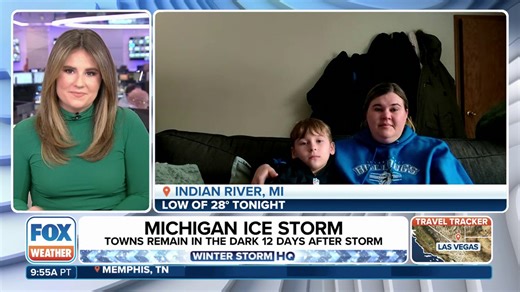 Thousands of Americans in Michigan are still without electricity, after a historic ice storm bombarded the Wolverine State two weeks ago. Stevie Mendez and her son Luca joined FOX Weather and spoke about the challenges they continue to face while living without power during freezing cold temperatures. | FOX Weather