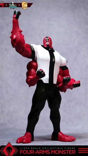 Octopus Toys Ben10 Four Arms Monster #ben10 #fourarms #actionfigures