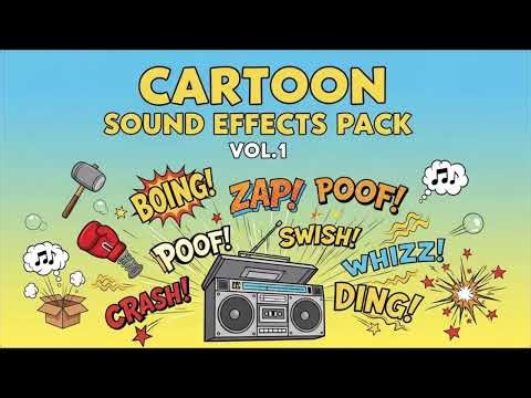 Cartoon Sound Effects Pack | Funny & Silly Audio Collection